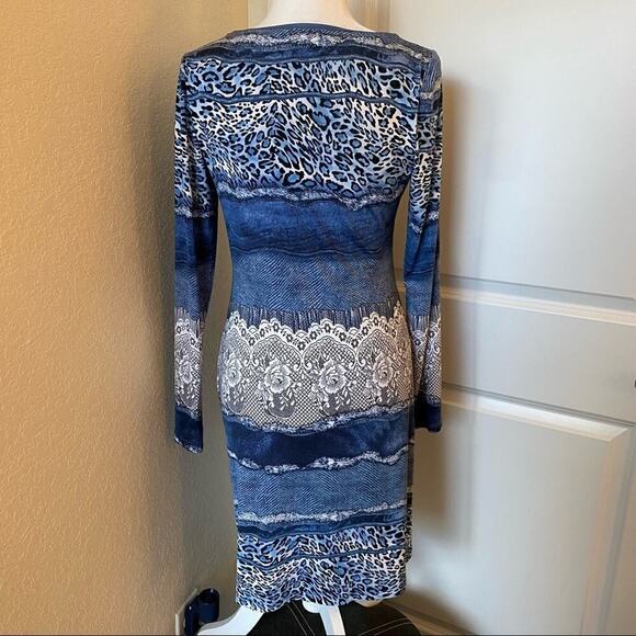 San Paulo Animal Print Ruched Mini Dress - Picture 4 of 8